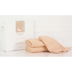 Рушник MirSon набір банних 5075 Elite SoftNess Ivory 50х90, 70х140, 100х15 (2200003960952) зображення 1