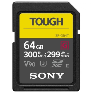 Карта пам'яті Sony 64GB SDXC class 10 UHS-II U3 V90 Tough (SF64TG) зображення 1