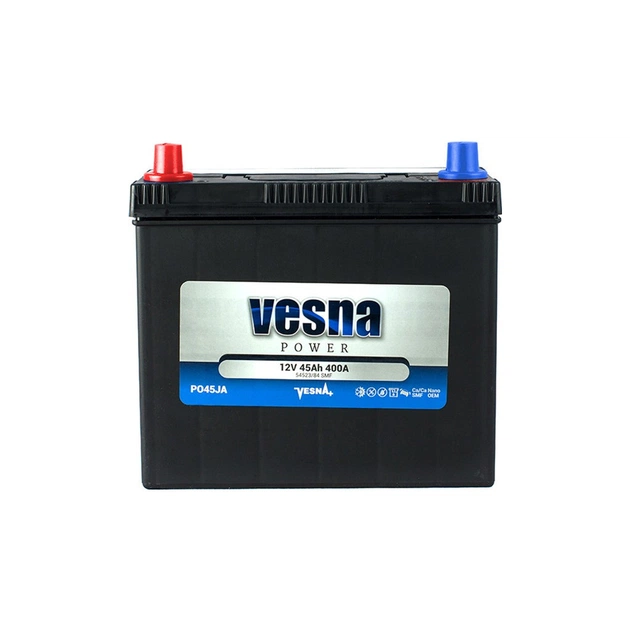 Акумулятор автомобільний Vesna 45 Ah/12V Japan (415 745S) - изображение 1