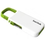 USB флеш накопичувач SanDisk 16GB Cruzer U White/Green USB 2.0 (SDCZ59-016G-B35WG) - зменшене зображення 2