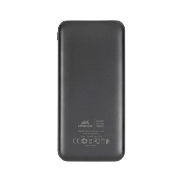 Батарея універсальна RivaCase 10000mA, 10W, black (VA2031) - зображення 4