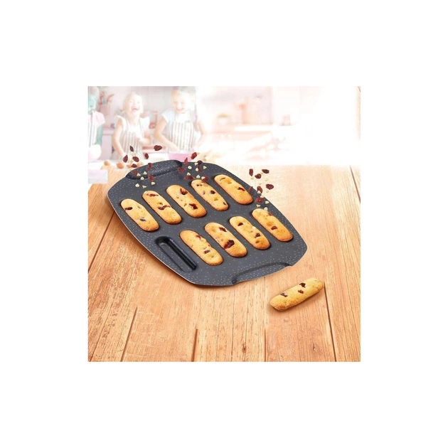 Форма для випікання Tefal PerfectBake, 10 форм, прямокутний 21х29см, алюміній, коричневий (J5734302) - picture 2