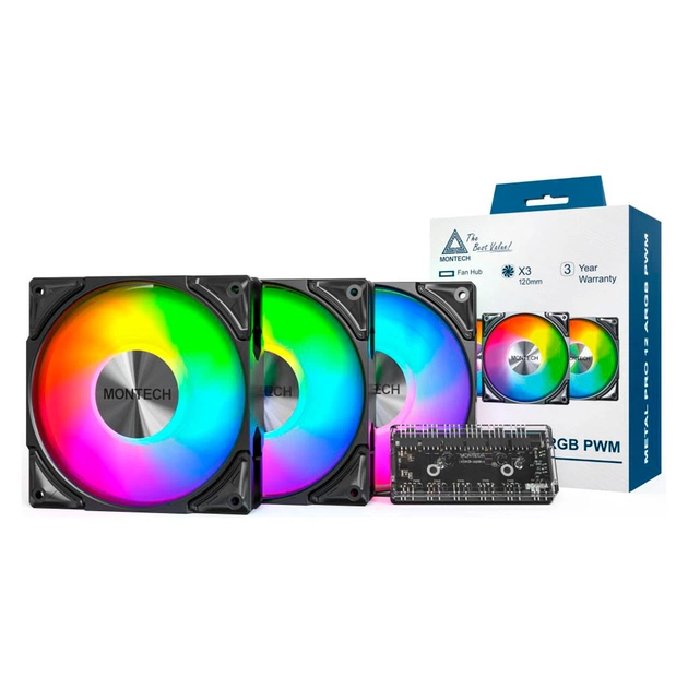Кулер до корпусу MONTECH METAL PRO 12 (B31) - изображение 1