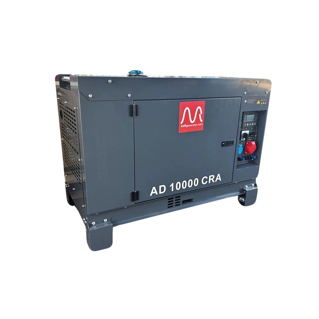 Генератор Metier AD10000CRA дизель, 1/3ф, 3ф-8,0kW, 1ф-7,2kW бак-25л, ел.старт (AD10000CRA) - picture 3