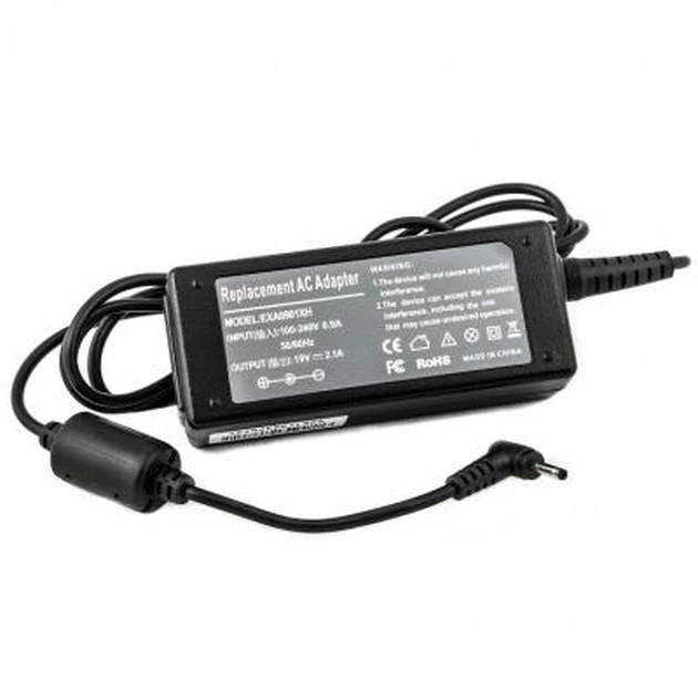 Блок питания к ноутбуку PowerPlant ASUS 220V, 40W, 19V 2.1A (2.5*0.7) (AS40F2507) - изображение 1