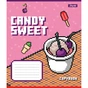 Зошит 1 вересня Candy sweet А5 12 аркушів коса лінія (767201) - зменшене зображення 2