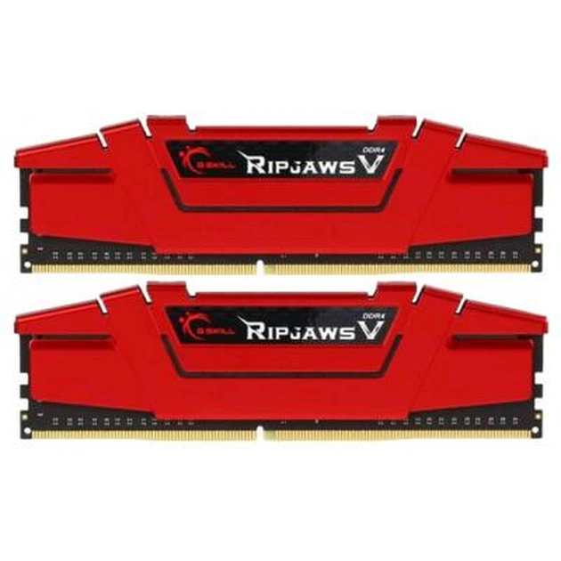 Модуль пам'яті для комп'ютера DDR4 32GB (2x16GB) 2400 MHz Ripjaws V G.Skill (F4-2400C15D-32GVR) - зображення 1