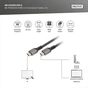 Кабель мультимедийный HDMI M to HDMI M 2.0m V2.1 8K60Hz 48Gbps black Digitus (DB-330200-020-S) - уменьшенное изображение 4