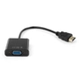 Перехідник HDMI M to VGA F 0.15m 1080p black Vinga (VCPAHDMIM2VGAFBK) - зменшене зображення 3