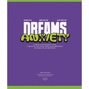 Зошит Школярик Dreams come true 96 аркушів клітинка (096-3483K) зображення 1