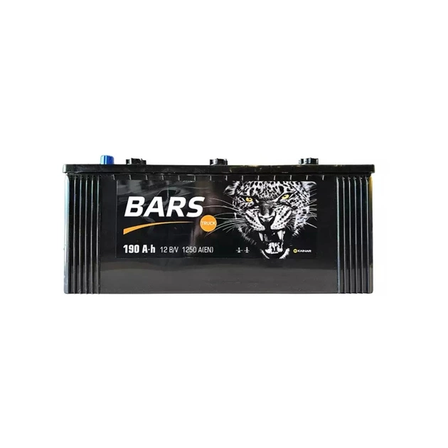 Акумулятор автомобільний Bars 190Ah бокова(+/-) (1250EN) - изображение 1