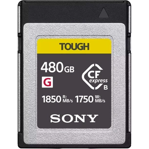 Карта пам'яті Sony 480GB CFexpress Type B Tough (CEBG480T.CE7) зображення 1