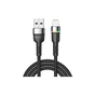 Дата кабель USB 2.0 AM to Lightning 1.0m 2.4A black Essager (EXCL-XCD01) - preview 1