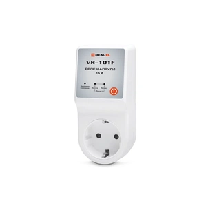 Реле напруги REAL-EL VR-101F, white (EL122300009) зображення 1