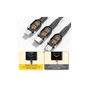 Дата кабель USB 2.0 AM to Lightning + Micro 5P + Type-C 1.2m 66W black Essager (EXCMTL-XJ01) - зменшене зображення 7