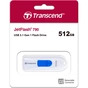 USB флеш накопичувач Transcend 512GB JetFlash 790 White USB 3.1 (TS512GJF790W) - зменшене зображення 5