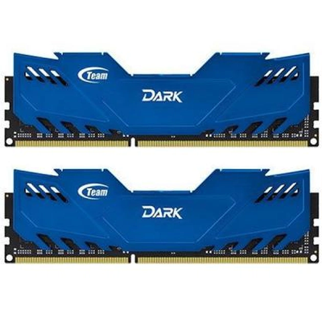 Модуль пам'яті для комп'ютера DDR3 8GB (2x4GB) 2133MHz Dark Series Blue Team (TDBED38G2133HC10QDC01) - изображение 1