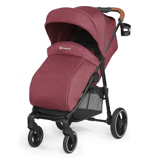 Коляска Kinderkraft Grande 2020 Burgundy (KKWGRANBRG000N) (5902533913190) - picture 4