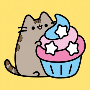 Картина по номерам Santi Пушин Кексик 25*25см полотно кольорове (955038) зображення 1