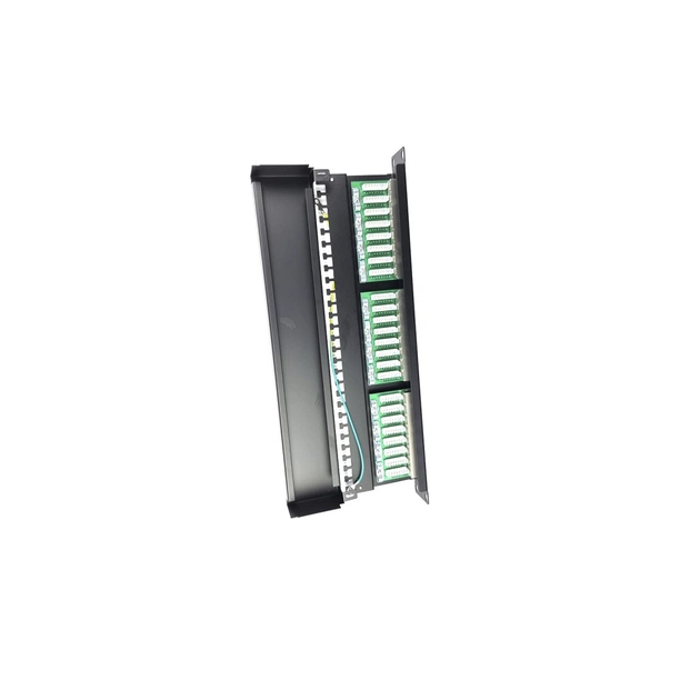 Патч-панель 19" 24xRJ45 STP cat.6, 1U Eserver (WT-2084-CAT 6) - picture 5