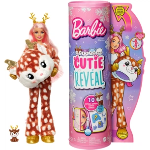 Лялька Barbie Cutie Reveal Зимовий блиск у костюмі оленя (HJL61) зображення 1