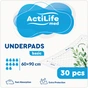 Пелюшки для малюків ActiLife Med Basic 60 х 90, 30 шт (4820174981488) - зменшене зображення 1