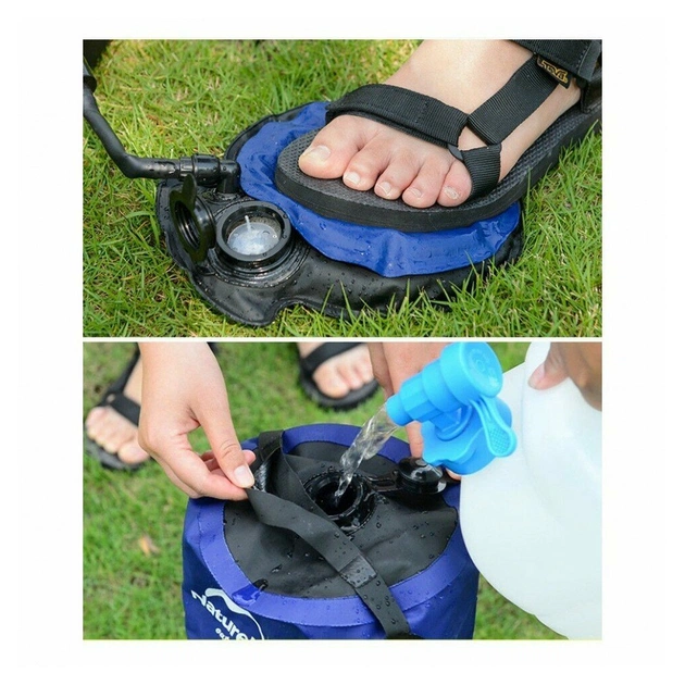Душ портативний Naturehike NH17L101-D Blue (6927595721872) - picture 6