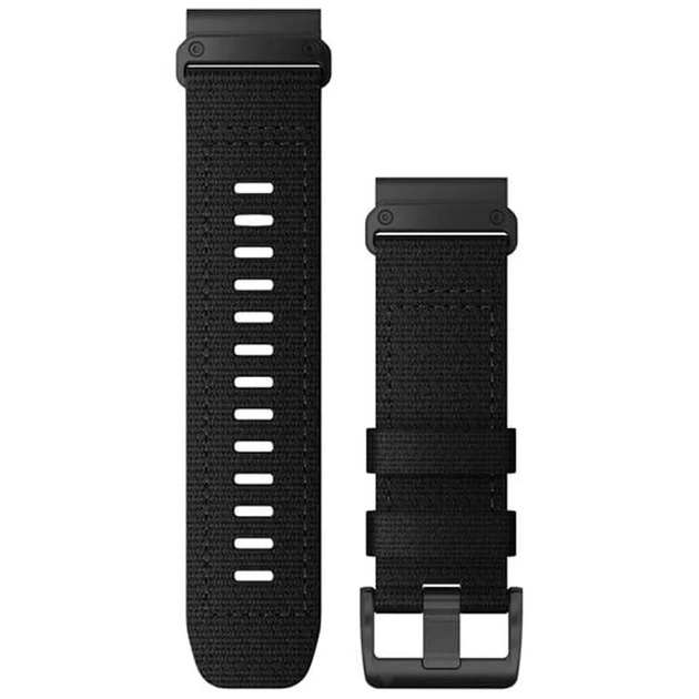 Ремінець до смарт-годинника Garmin Tactix Delta, 26mm QuickFit,Tactical Black Nylon (010-13010-00) - зображення 1