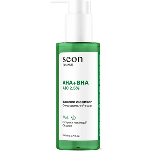 Гель для умывания Seon AHA + BHA AIC 2.5% Balance Cleanser 200 мл (4823122904270) изображение 1