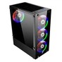 Корпус 1stPlayer V2-A-BK-4F1 Black без БЖ - зменшене зображення 2