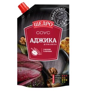 Соус Щедро Аджика домашняя 200 г (4823097401156) изображение 1