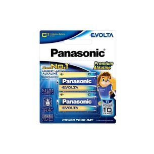Батарейка C (LR14) Evolta щелочная 2pcs Blister Panasonic (LR14EG/2B) изображение 1