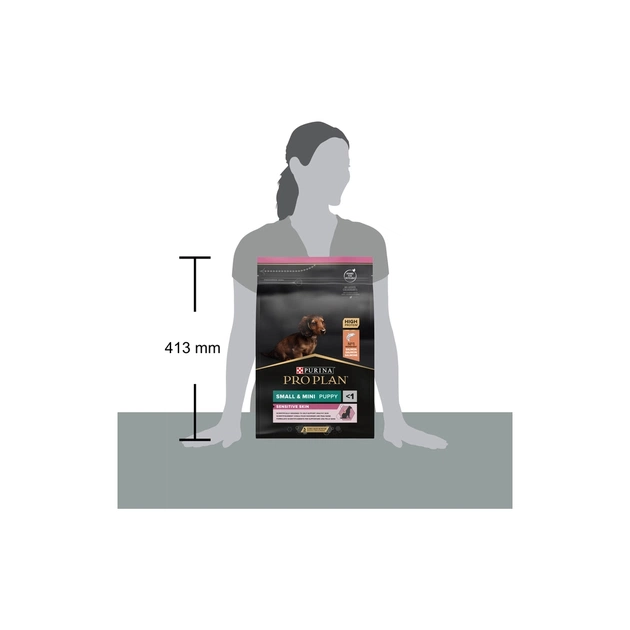 Сухий корм для собак Purina Pro Plan Small&Mini Puppy Sensitive Skin з лососем 3 кг (7613035123809) - picture 5