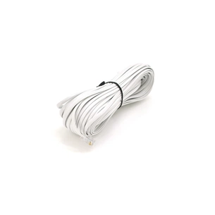 Патч-корд телефонный 20м RJ11 (6P4C) Voltronic (PC-20,0W) изображение 1