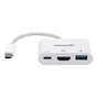 Концентратор Intracom USB3.1 Type-C to HDMI/USB 3.0/PD 60W 4-in-1 White Manhattan (152945) - зменшене зображення 3