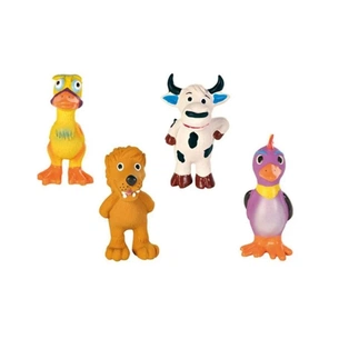 Іграшка для собак Trixie Набір тварин з пискавками 11 см 4 шт. (4011905351315) зображення 1