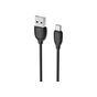 Дата кабель USB 2.0 AM to Micro 5P 1.0m BX19 Benefit 2.4A Black BOROFONE (BX19MB) - уменьшенное изображение 1