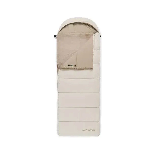 Спальний мішок Naturehike з підігрівом BE400 CNK2300SD021, правий, бежевий (6976507667326) - зображення 1