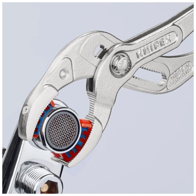 Ключ KNIPEX трубний переставний з резиновою накладкою (81 13 250) - изображение 5