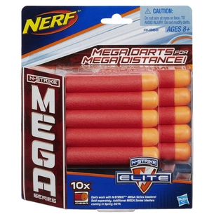Набір патронів Hasbro Nerf Mega, 10 шт. (A4368) зображення 1