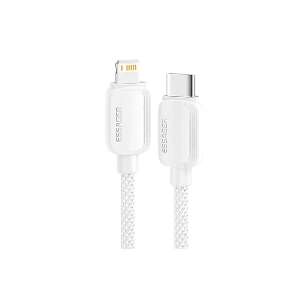 Дата кабель USB-C to Lightning 1.0m 20W white Essager (EXCTL-WL02-P) - изображение 1