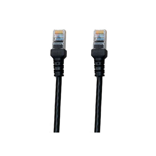 Патч-корд 3м, Cat. 6, FTP, CCA, black Extradigital (KBP1866) - picture 3