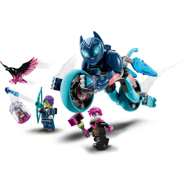 Конструктор LEGO DREAMZzz Кошачий мотоцикл Зоуи (71479) - изображение 4