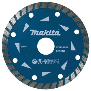 Круг відрізний Makita алмазний по бетону турбо 230х22.23 мм (D-41654) зображення 1