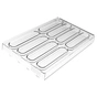 Форма для шоколаду Silikomart Kit Bar Vulcano 120x25 h10 мм. 116,5x23 h15, 29 мл x 8 (CH028 - KIT BAR VULCANO) - зменшене зображення 2