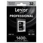 Карта пам'яті Lexar 32GB XQD 1400X Professional (LXQD32GCRBEU1400) - зменшене зображення 2