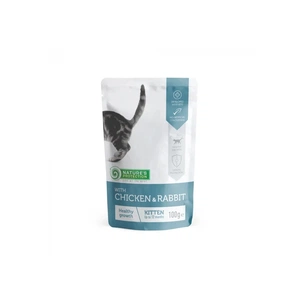 Вологий корм для кішок Nature's Protection Kitten with Chicken and Rabbit 100 г (KIK45193) зображення 1
