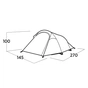 Намет Easy Camp Reindal 2 (120471) (931543) - зменшене зображення 6