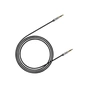 Кабель мультимедійний 3.5mm M to 3.5mm M 1.0m silver-black Baseus (CAM30-BS1) - зменшене зображення 2
