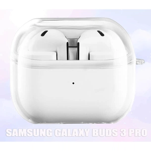 Чохол для навушників BeCover Soft TPU для Samsung Galaxy Buds 3 Pro Transparent (712007) изображение 1